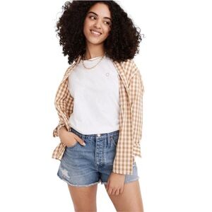 Levi’s high-rise denim shorts. Size 24